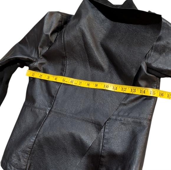 Portmans Leather Moto Jacket Small - Picture 2 of 7